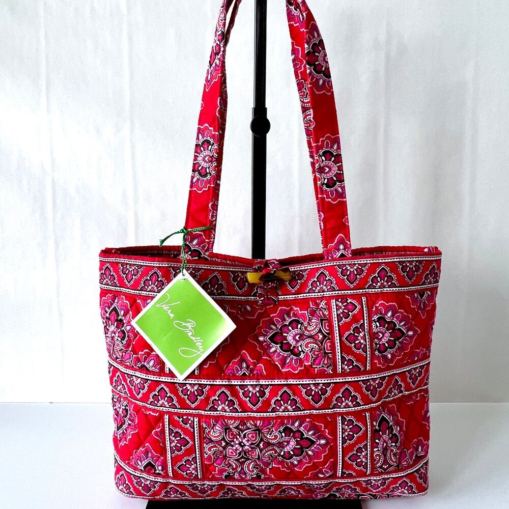 Vera Bradley Small Tic Tack Tote Toggle Frankly S… - image 2